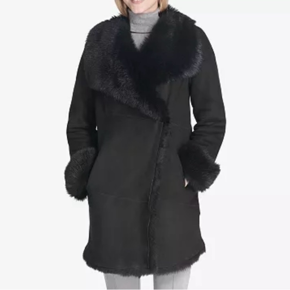 Calvin Klein Toscana Shearling Fur Jacket